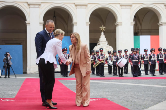 Marta Nawrocka we Włoszech