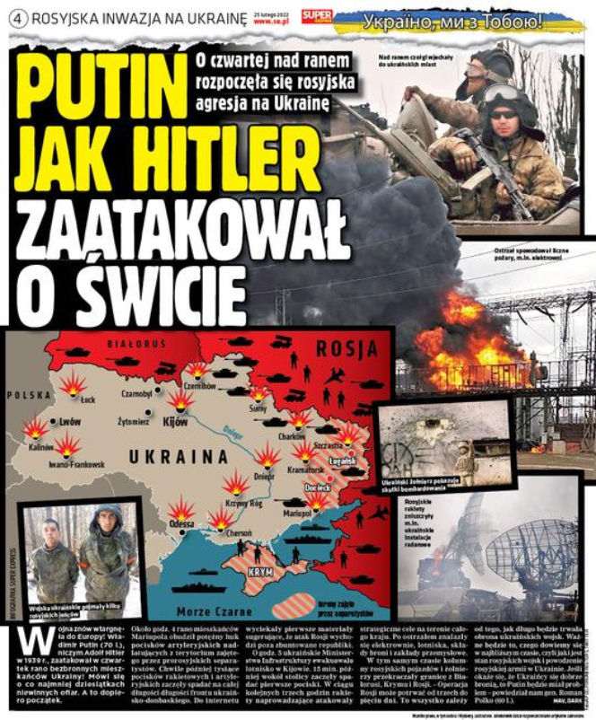 Pierwsze dni wojny w Ukrainie. Tak relacjonowaliśmy je w "Super Expressie"