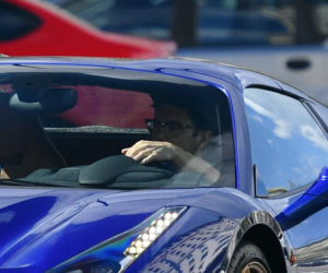 Kuba Wojewódzki w Ferrari 488 Pista Spider