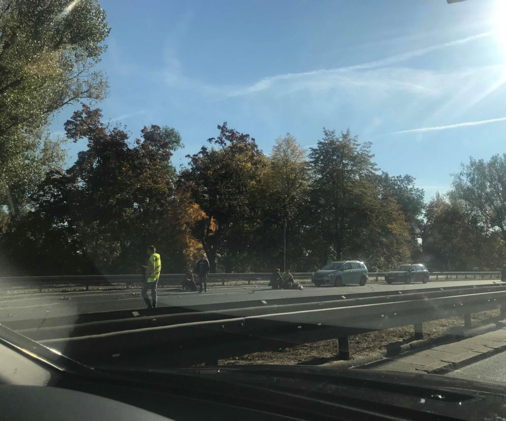 wypadek wisłostrada