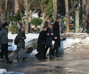 Pogrzeb Mirosława Krawczyka w Gdańsku: Aneta Zając i Mikołaj Krawczyk