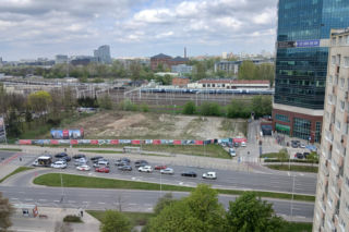 Przyszła lokalizacja inwestycji mieszkaniowej Aleje 138 w Warszawie