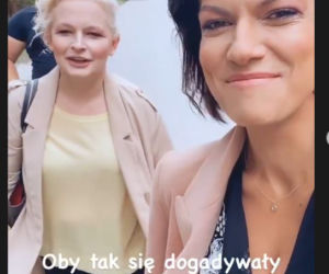 M jak miłość po wakacjach 2021. Marta (Dominika Ostałowska), Patrycja (Alżbeta Lenska)