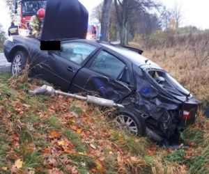  Wypadek na drodze powiatowej Strubno – Pakosze.