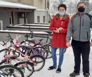 Przekazanie rowerów do Domu Dziecka w Kisielicach