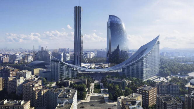 CityWave wśród wieżowców CityLife