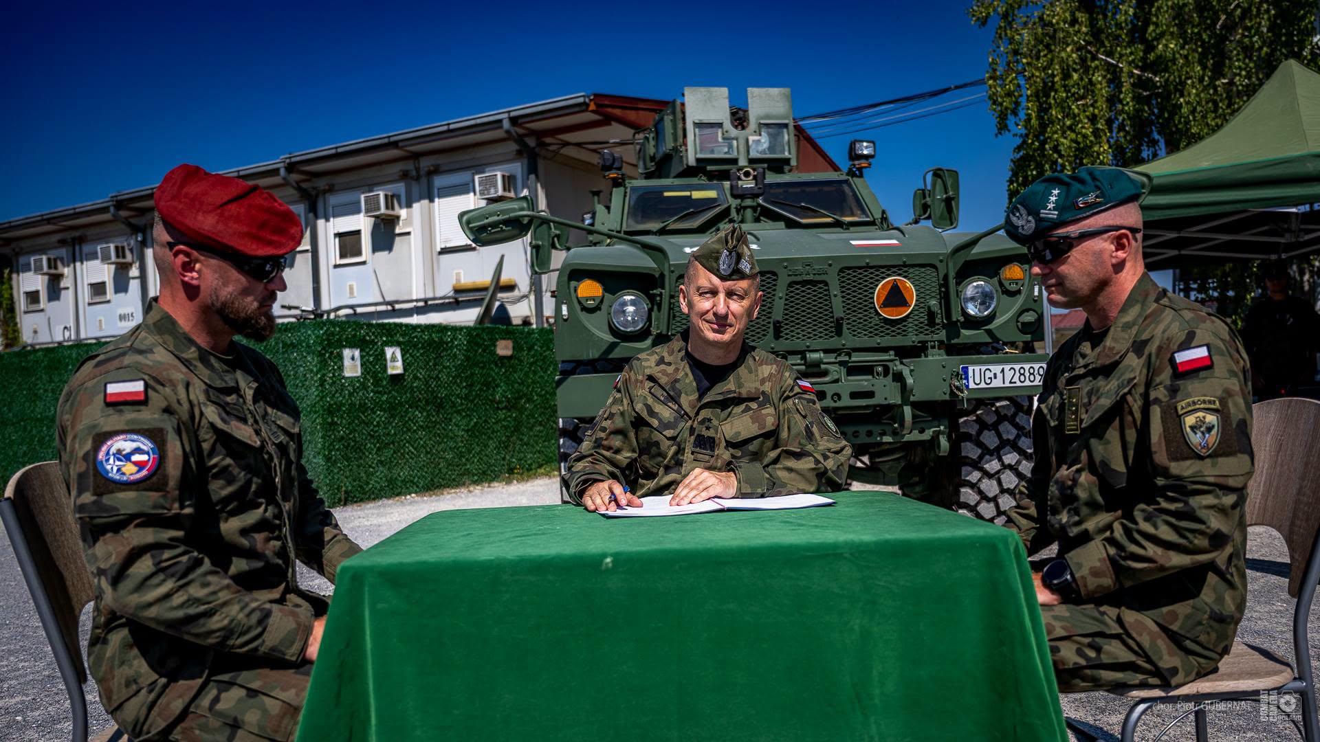 Zmiana dowódcy polskiego kontyngentu w Kosowie