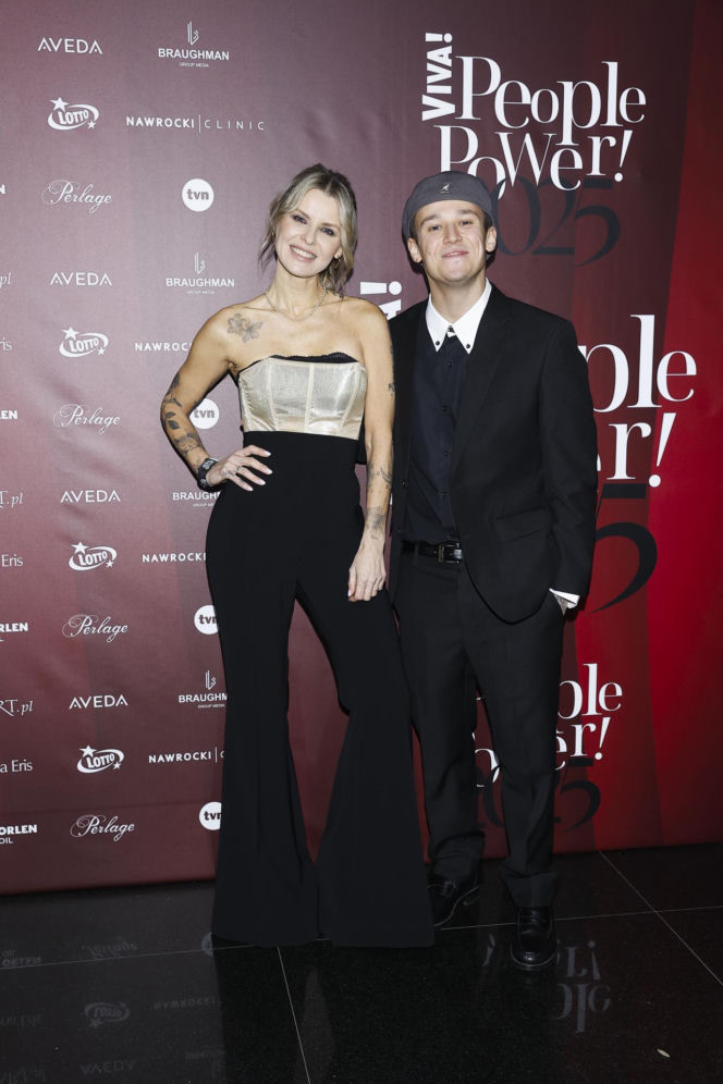 Mandaryna zabrała syna na ściankę