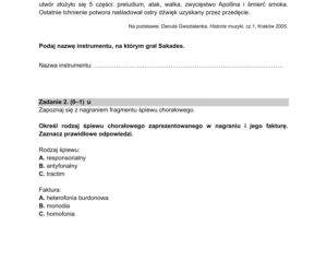 Matura 2021: historia muzyki. Pytania, arkusz CKE, zadania [poziom rozszerzony matura 5.05.2021] 