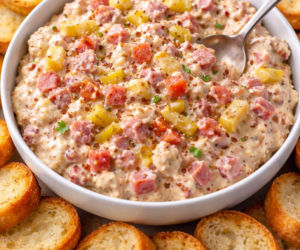 Kremowy Italian Grinder Dip – kanapkowy hit zamieniony w uzależniającą pastę do chleba i krakersów