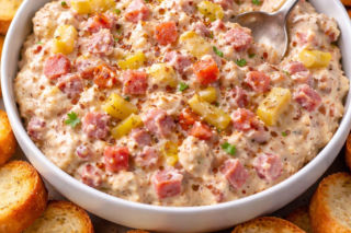 Kremowy Italian Grinder Dip – kanapkowy hit zamieniony w uzależniającą pastę do chleba i krakersów