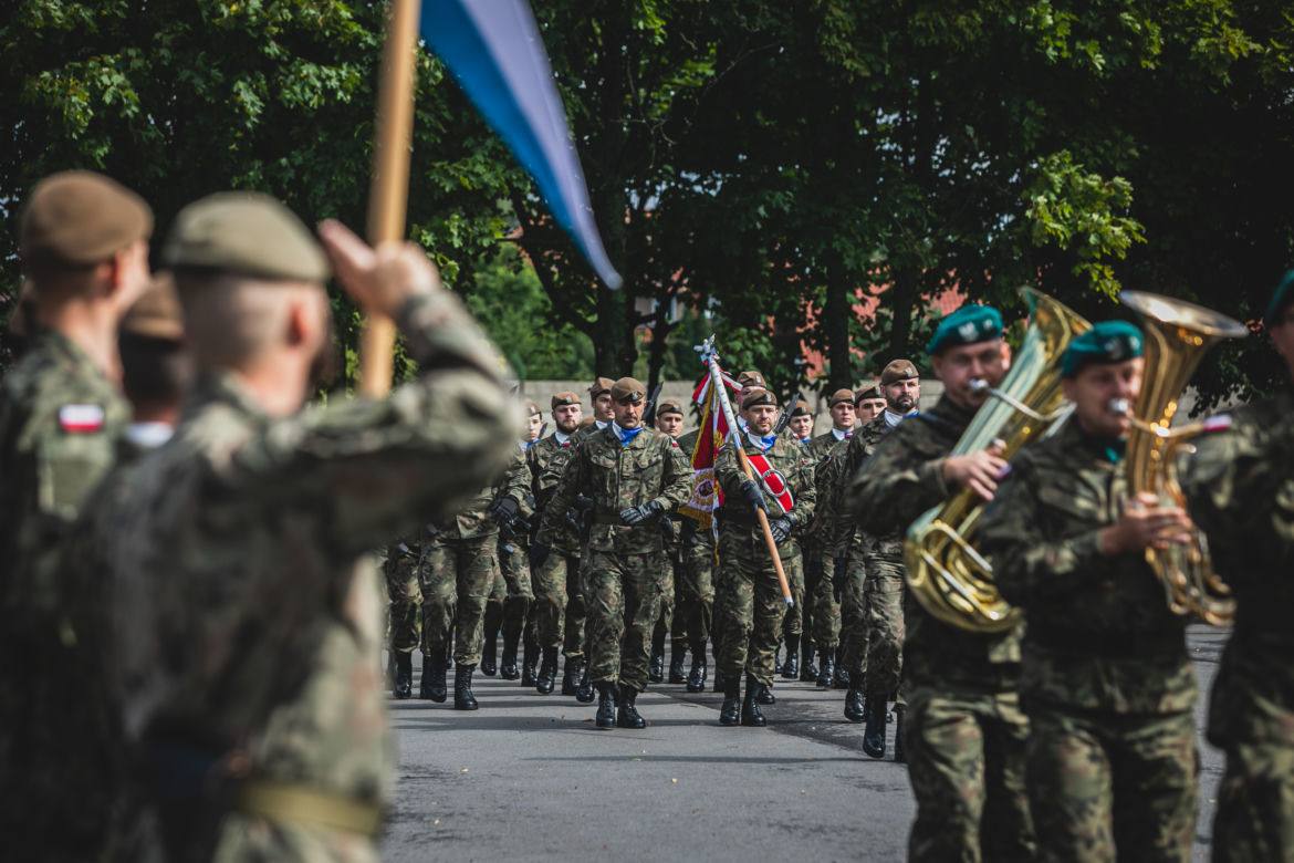 Przysięgę wojskową w Braniewie złożyło prawie 60 ochotników