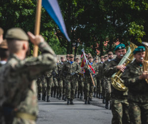 Przysięgę wojskową w Braniewie złożyło prawie 60 ochotników
