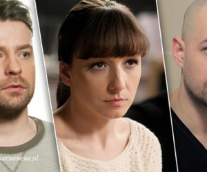 Barwy szczęścia po wakacjach 2013. Justyna (Lidia Sadowa), Daniel (Dawid Kartaszewicz), Norbert (Mateusz Ławrynowicz)