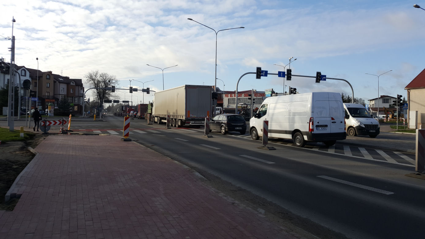 Ulica Wojska Polskiego w Łomży