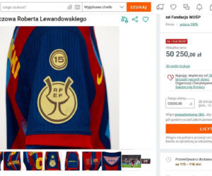 Cenna pamiątka Roberta Lewandowskiego na aukcji WOŚP. Cena licytacji robi wrażenie