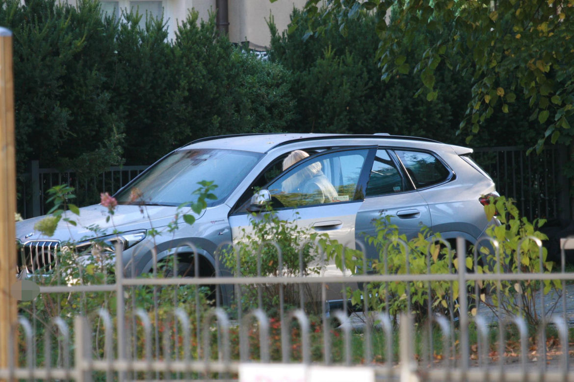 Małgorzata Tusk w wypożyczonym BMW.