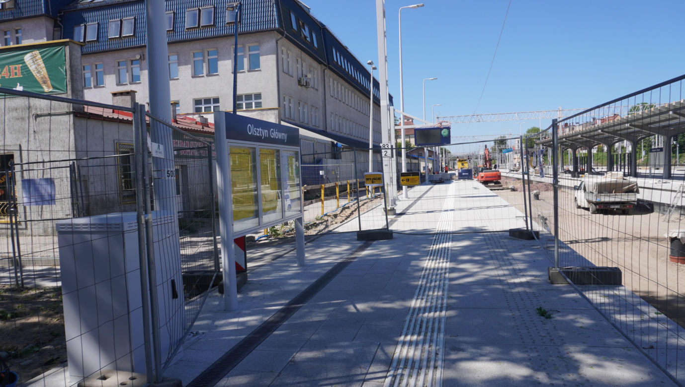 Dworzec Olsztyn Główny coraz bliżej. Budynek niemal na ukończeniu [ZDJĘCIA]