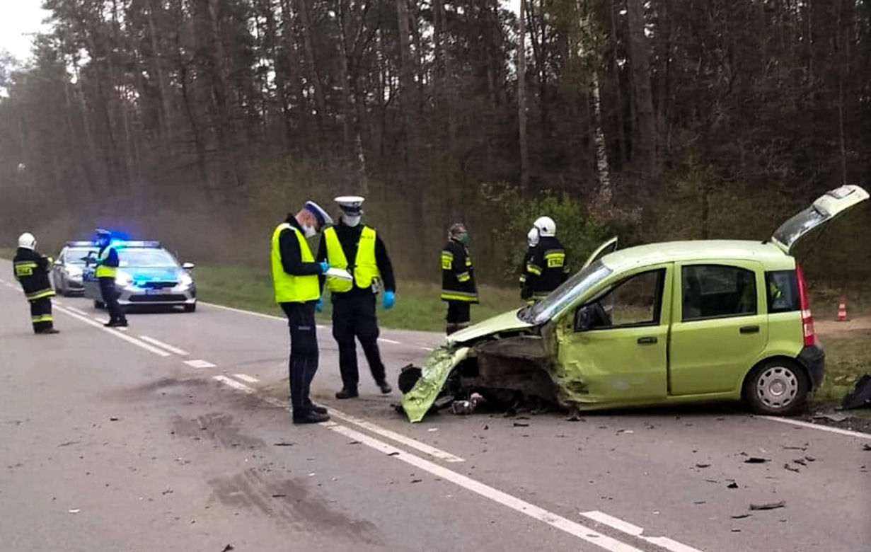 Wypadek na DW nr 645. Nie żyje motocyklista