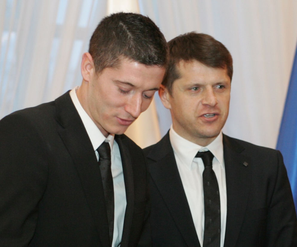 Robert Lewandowski i Cezary Kucharski