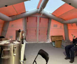 Punkt jest otwarty dla wszystkich, którzy w trudnych warunkach pogodowych potrzebują wsparcia