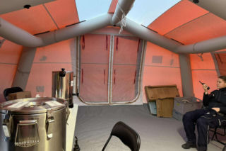 Punkt jest otwarty dla wszystkich, którzy w trudnych warunkach pogodowych potrzebują wsparcia