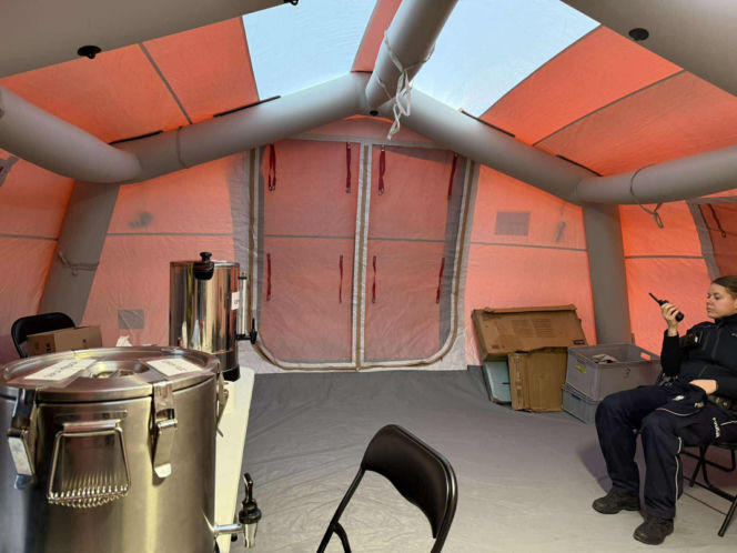 Punkt jest otwarty dla wszystkich, którzy w trudnych warunkach pogodowych potrzebują wsparcia