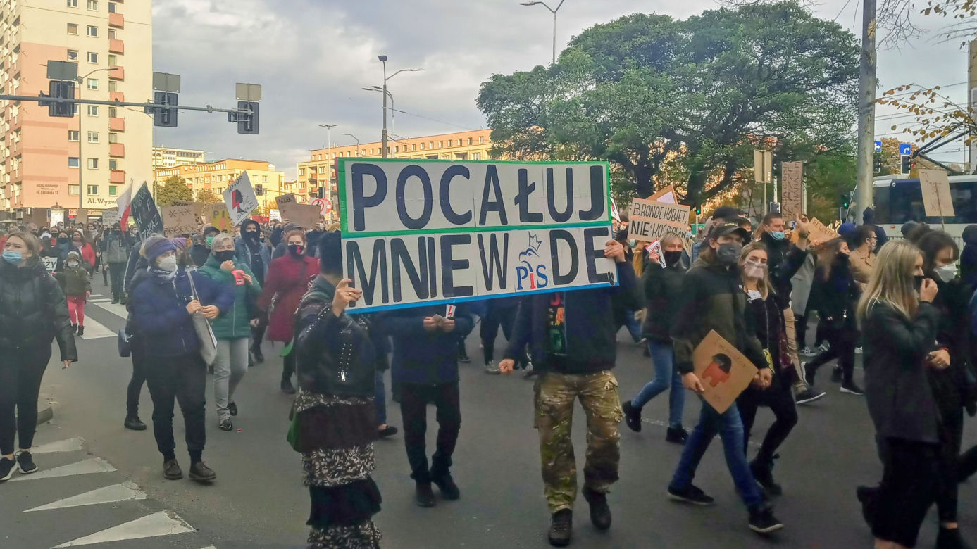 Protest kobiet w Szczecinie - 28.10.2020