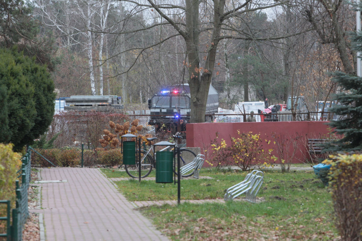 Zielonka. Akcja usuwania bomby.