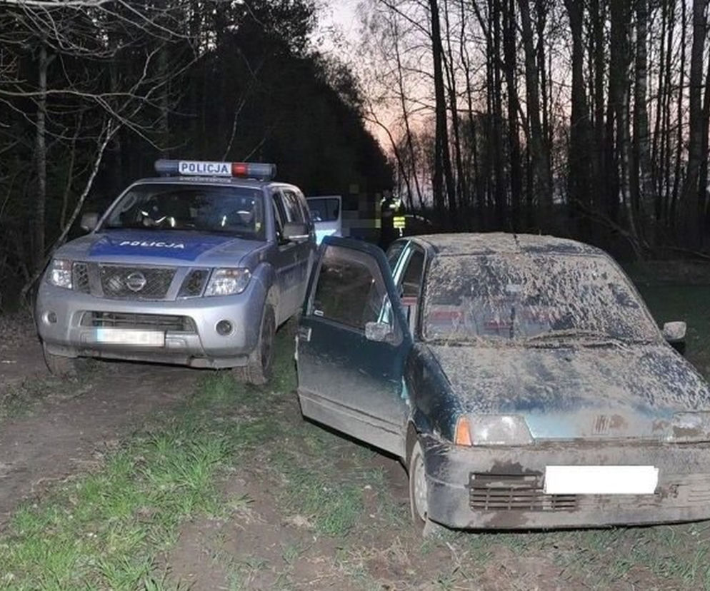 Policyjny pościg za... trójką nastolatków w kradzionym cinquecento