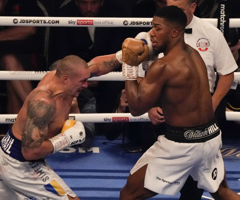 Anthony Joshua i Ołeksandr Usyk