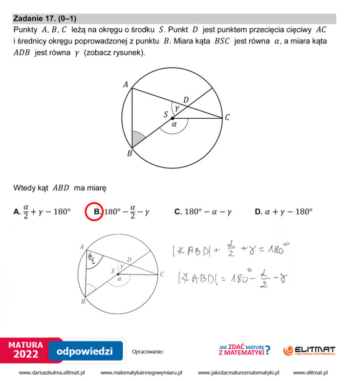  Matura 2022 matematyka. Odpowiedzi, pytania, arkusz CKE, zadania, rozwiązania [poziom podstawowy matematyka matura 5.05.2022]