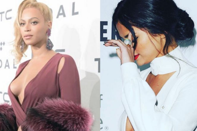 Stylizacje Beyonce i Seleny Gomez