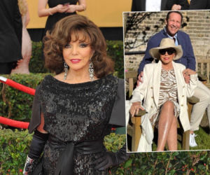 Wiosenna Joan Collins odsłania zgrabne nogi u boku młodszego męża. Trudno uwierzyć, ile naprawdę ma lat!