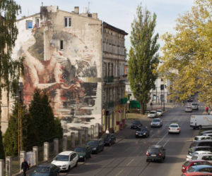 Mural przy ul. Pomorskiej 67