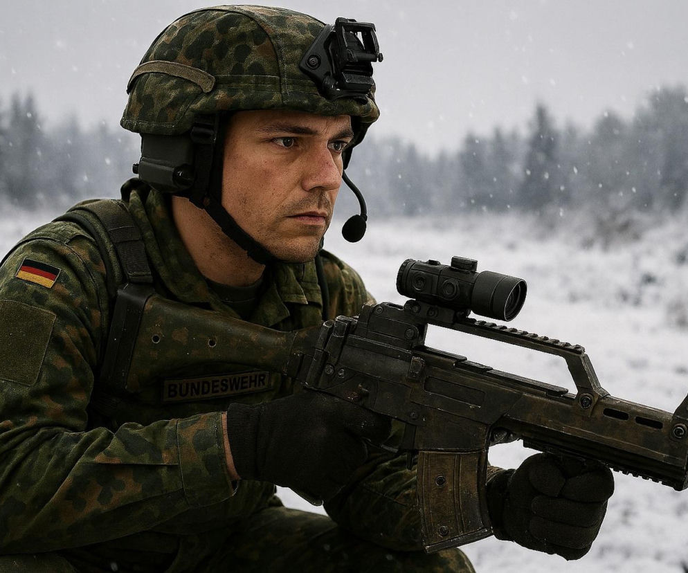 Bundeswehra ćwiczy przy granicy. Z nieba mogą spaść niespodzianki z Niemiec