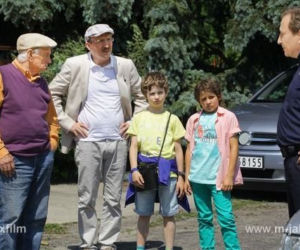 M jak MIŁOŚĆ. Lucjan Mostowiak (Witold Pyrkosz), Antek Kolęda (JAKUB JANKIEWICZ), Jerzy Kolęda (Artur Barciś), Mateusz Mostowiak (Krystian Domagała)