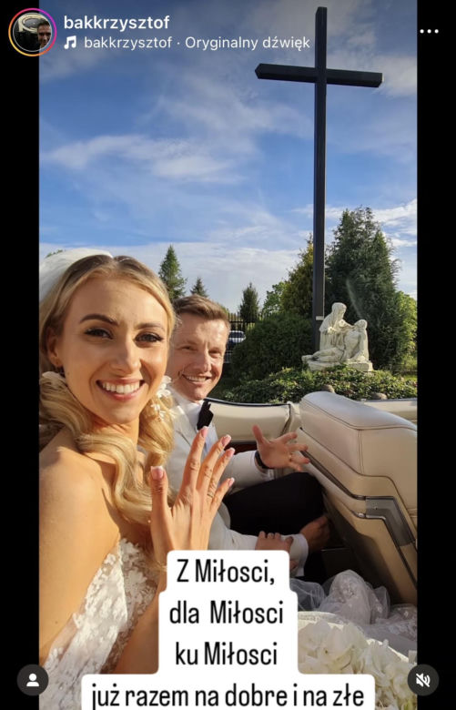 Rafał Mroczek wziął ślub