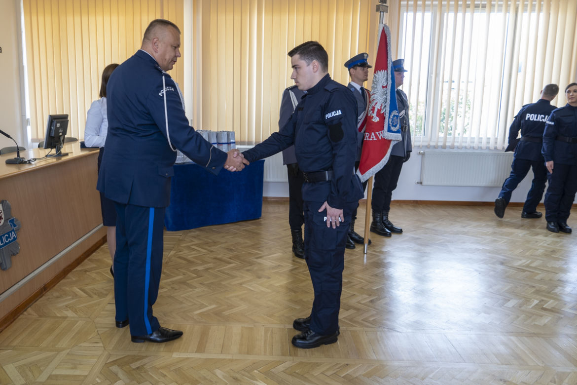 Młodzi policjanci złożyli w Bydgoszczy ślubowanie 