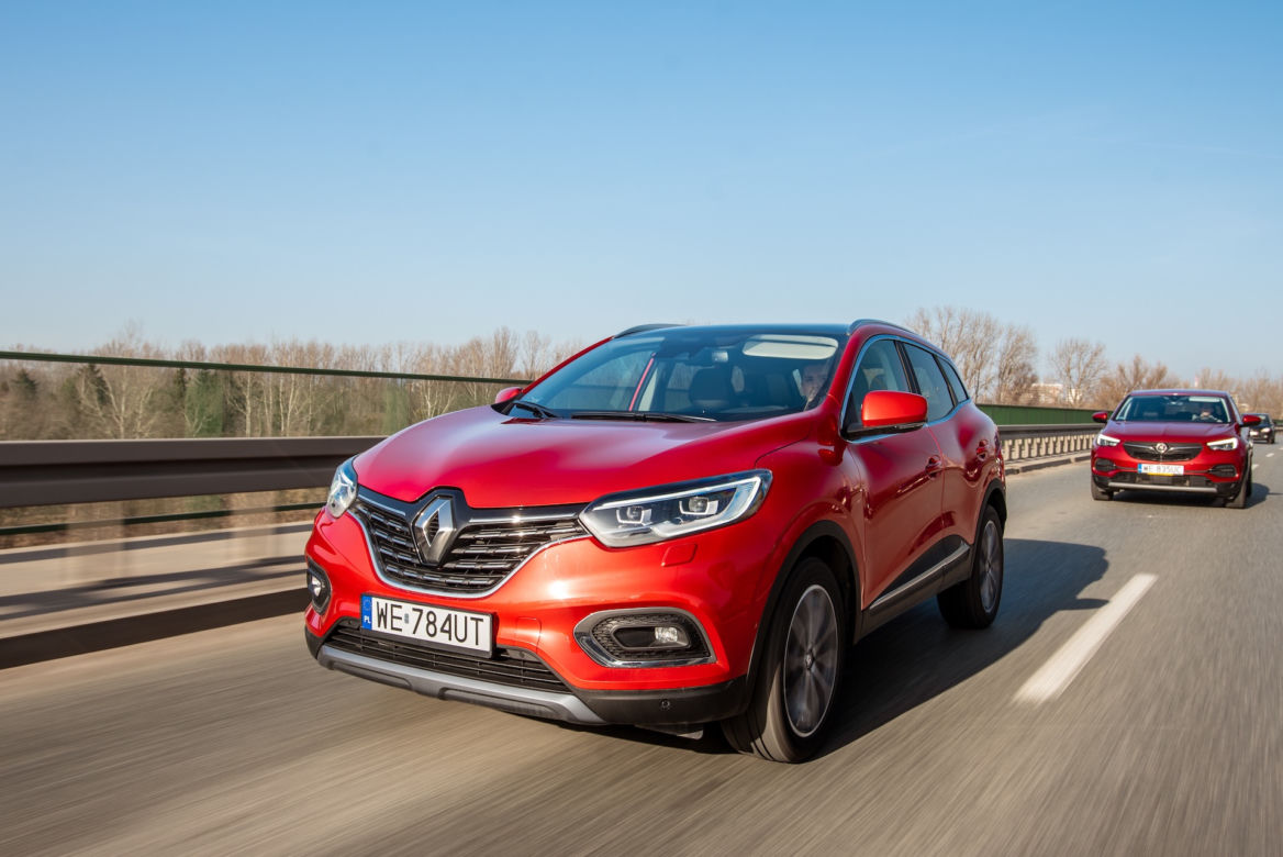 Renault Kadjar TCe 140 FAP vs Opel Grandland X 1.5 Diesel 130 KM Start/Stop AT8