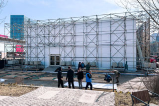 Unboxing Amazon - reklamowy pawilon na Placu Centralnym w Warszawie