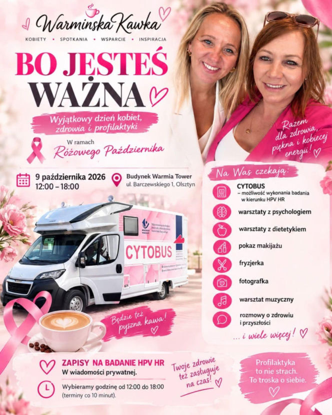 Bo jesteś ważna. Akcja profilaktyczna w Olsztynie