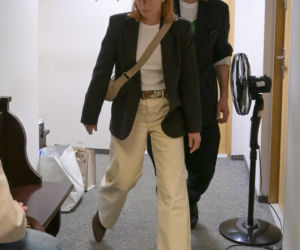 Katarzyna Wajda czekając na rozwód, całowała się w sądzie