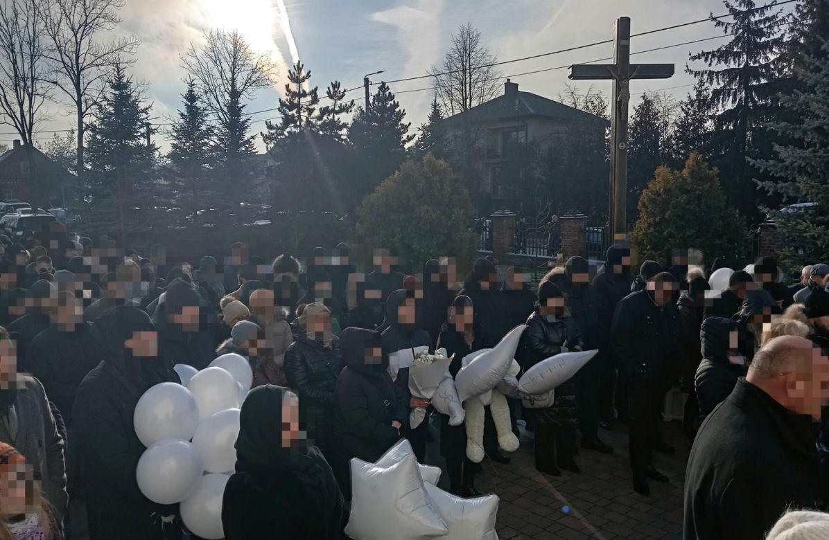 Pogrzeb Ireny Rupińskiej i jej wnuczka