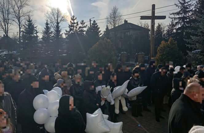 Pogrzeb Ireny Rupińskiej i jej wnuczka