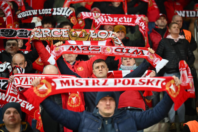 Widzew Łódź - Lech Poznań: Zdjęcia kibiców i zawodników z meczu 24. kolejki PKO BP Ekstraklasy