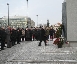 Jarosław Kaczyński na obchodach miesięcznicy smoleńskiej