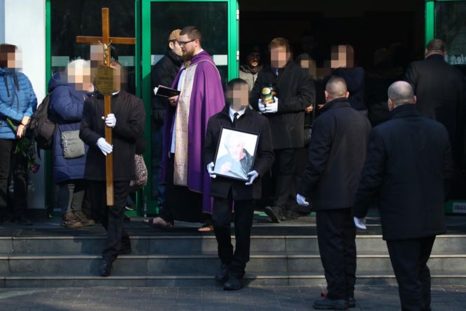 Pogrzeb Mirosława Krawczyka w Gdańsku: Aneta Zając i Mikołaj Krawczyk