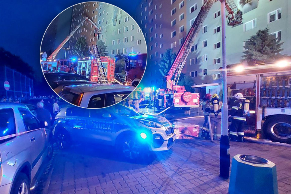 Rzeszów. Pożar mieszkania w bloku. 14-latka zginęła [ZDJĘCIA]