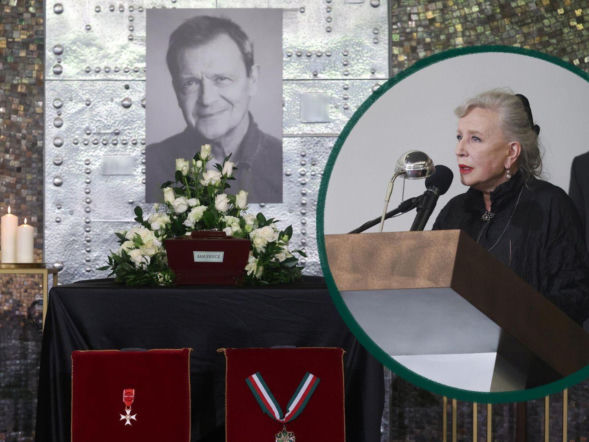 Poruszające wyznanie Krystyny Jandy na pogrzebie Jana Frycza. Tak wyglądały ich rozmowy 